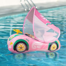 부추카 유아용 천사 날개 그늘막 자동차 보행기 튜브, 피치 핑크, 1개 출산/유아동/완구/교구 반품 최저가 21,910원