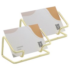 골드팡 심플 명함 거치대 보관함 명함꽂이 골드, 2개, 1단 문구/오피스/사무용품 전문관 반품 최저가 8,550원