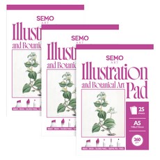 세모아트 일러스트 패드, A5, 25매, 3개 문구/오피스/미술/화방용품 반품 최저가 10,420원