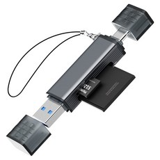 일리온 C타입 USB-A 3.0 SD카드 MicroSD카드 OTG 멀티 카드리더기, 메탈, 1개 가전디지털/휴대폰 액세서리 반품 최저가 7,740원