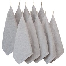 프롬코튼 40수 코마사 고리 핸드타올 65g, 연그레이, 10개 홈인테리어/수건/타월 반품 최저가 17,550원