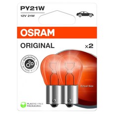오스람 오리지널 프리미엄 싱글 램프 2p, 1개, PY21W 자동차용품/차량관리/소모품 반품 최저가 4,000원