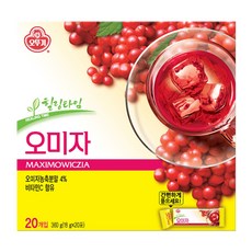 오뚜기 오미자차, 18g, 20개 식품/커피/원두/차 반품 최저가 6,210원