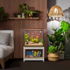 스피드랙 축양장 국내생산 철제 어항 받침대 사육장 선반, 화이트, 2단 홈인테리어/가구 반품 최저가 43,090원