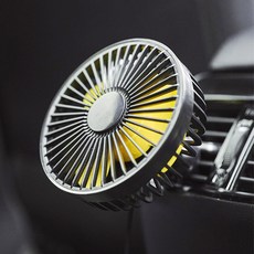 비즈 차량용 송풍구 뒷좌석 헤드레스트 유선리모컨 저소음 서큘레이터 선풍기, 블랙, BZF40 자동차용품/차량용 전자기기 반품 최저가 6,580원