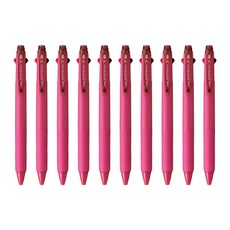 유니볼 제트스트림 3색 볼펜 SXE3-400-38 10개입, 로즈핑크 문구/오피스/필기류 반품 최저가 25,660원