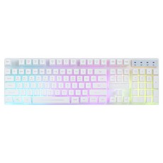 지클릭커 G3 Plus 레인보우 LED 유선 일반형 키보드, 화이트, G-CLICKER Rainbow LED G3-PLUS 104, 제조사축 가전디지털/키보드/마우스 반품 최저가 10,260원