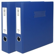 마이다스 PVC 고주파 D링 A4 바인더 3공 5cm, 청색, 2개 문구/오피스/사무용품 전문관 반품 최저가 7,490원