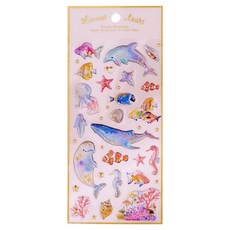 아이엔피 DIY 3D입체 크리스탈 다꾸스티커 21 x 9 cm, C07 푸른고래, 2개 문구/오피스/데코/포장용품 반품 최저가 7,800원