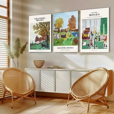 퍼니즈 슬림액자 명화 폼보드 포스터 액자세트 그랜마모지스D, 없음 완구/취미/수집품 반품 최저가 17,800원