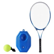 썸즈마인 연습 테니스 라켓 67 x 27 cm + 베이스 + 공 세트, 블루, 1세트 스포츠/레저/라켓스포츠 반품 최저가 18,040원