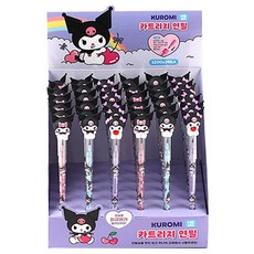 산리오캐릭터즈 피규어 카트리지 연필 HB, 쿠로미, 36개 문구/오피스/필기류 반품 최저가 32,480원