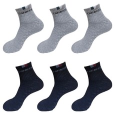 가파치 남성용 에어 스포츠 통파일 단목 양말 2종 x 3켤레 세트, 그레이, 블랙, 1세트 스포츠/레저/기타스포츠 반품 최저가 15,030원