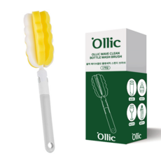 올릭 웨이브클린 물병세척 스펀지 브러쉬, 혼합색상, 1개 생활용품/주방수납/잡화 반품 최저가 1,980원