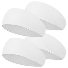 쿠말 스포츠 쿨 땀흘림방지 헤어밴드, 화이트, 4개 스포츠/레저/자전거 반품 최저가 6,000원