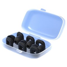 미소로운 비행기 수면 실리콘 귀마개 사각일체형 블랙 + 케이스, 2개, 3쌍 생활용품/건강/의료용품 반품 최저가 5,080원