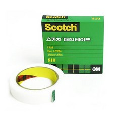 스카치 매직 테이프 810 리필 3인치 24mm x 65m, 1개 문구/오피스/사무용품 전문관 반품 최저가 6,540원