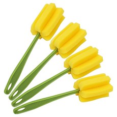 미르 헥사 눈금 유리병 전용 세척솔 20cm, 옐로우, 4개 생활용품/주방수납/잡화 반품 최저가 2,000원