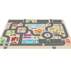 허니몰 카펫 교통 도로 주차장 자동차 트랙 장난감 매트, 집 홈인테리어/놀이/다용도매트 반품 최저가 26,560원