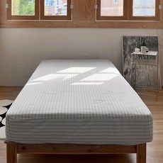 아름드리홈 국산 순면 60수 스트라이프 매트리스 커버 밴딩형 홈인테리어/침구커버 반품 최저가 34,900원