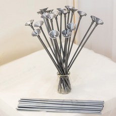 와우파티코리아 풍선 컵스틱 50p, 실버, 2개 문구/오피스/파티/이벤트 반품 최저가 7,180원