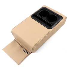 카템 차량용 컵홀더 수납 팔쿠션, 베이지, 1개 자동차용품/인테리어 반품 최저가 19,050원