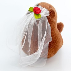 결혼하는 카피바라 커플 키링 신부, 1개, 11cm 출산/유아동/완구/교구 반품 최저가 4,540원