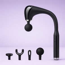 홈플래닛 저소음 프리미엄 커브 마사지건, 블랙, JA-G4 헬스/건강식품/건강가전 반품 최저가 43,990원