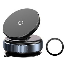 HINBA 강력부착 360도 회전 핸드폰 자석 거치대, 1개, 블랙 가전디지털/차량용 디지털 반품 최저가 6,490원