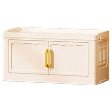 라이크스 접이식 투명 다용도 간편 폴딩 수납장 1단, 화이트, 1개 생활용품/수납/정리 반품 최저가 12,310원