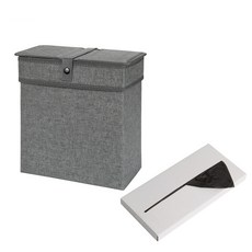 케이엠모터스 알라딘 차량용 쓰레기통 II + 비닐 봉투 50p 세트, 1세트, 쓰레기통-그레이 자동차용품/인테리어 반품 최저가 32,300원