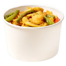 무지 종이용기 750cc, 100개입, 1개 주방용품/일회용품/종이컵 반품 최저가 6,020원