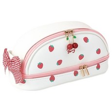 어푸 대용량 가죽 파우치 귀여운 캔디 필통, 스트로베리, 1개 문구/오피스/학용품/수업준비 반품 최저가 9,390원