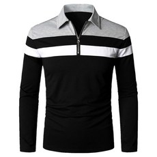 마켓에이 남성용 골프 반집업 배색 긴팔 티셔츠 스포츠/레저/골프 반품 최저가 10,490원