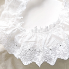 코히모 리본 패턴 면자수 프릴 주름 레이스 7 x 495 cm 5W0559, 화이트, 1개 홈인테리어/수예/수선 반품 최저가 11,030원