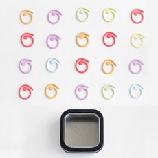 yarna 걸이형 단수링 20p + 케이스 세트, 랜덤발송(단수링), 1세트 홈인테리어/뜨개질용품 반품 최저가 6,500원