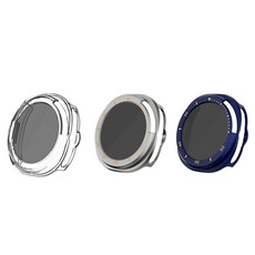 젤센 갤럭시워치 사생활 풀커버 일체형 9H 강화유리 케이스 3종 세트, 티타늄, 네이비, 투명, 1세트 헬스/건강식품/건강/의료용품 반품 최저가 10,910원