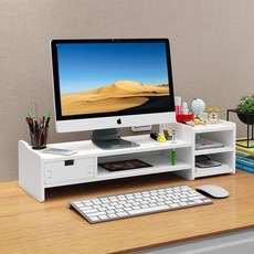 로커스 서랍형 모니터 선반 받침대 싱글 서랍, 화이트 문구/오피스/사무용품 전문관 반품 최저가 18,950원