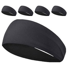 타이드코 흡수력 좋은 피트니스 런닝 헤어밴드, 블랙, 5개 스포츠/레저/등산/아웃도어 반품 최저가 6,810원