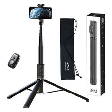 아즈나 드론샷 스마트폰 블루투스 셀카봉 미니 삼각대 183cm, 블랙, 1개 가전디지털/휴대폰 액세서리 반품 최저가 23,690원
