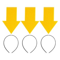 파티쇼 화살표 머리띠, 옐로우, 3개 완구/취미/역할놀이 반품 최저가 5,560원