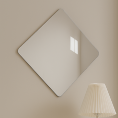 데보코 부착형 아크릴 거울 30 x 30 cm, 투명 홈인테리어/거울 반품 최저가 4,450원