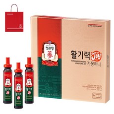 정관장 활기력 조이 + 쇼핑백, 20ml, 16개 헬스_건강식품/건강즙/음료 반품 최저가 28,260원