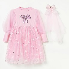 오즈키즈 아동용 핑크펄리 원피스 + 헤어핀 세트 출산/유아동/유아동패션 반품 최저가 37,920원