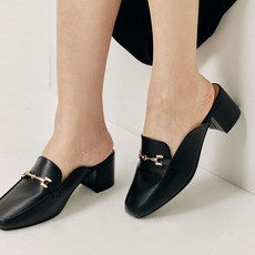 아피나르 여성용 베이직 체인 장식 힐 블로퍼 5cm 패션의류/잡화/여성패션 반품 최저가 18,490원