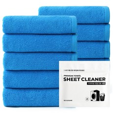 충무타올 애슐리모던 호텔수건 세면타올 150g 30수 면사 10p + 수건전용세제 세트, 스카이블루(수건), 1세트 홈인테리어/수건/타월 반품 최저가 32,600원