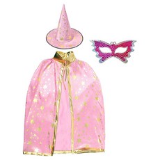 엘쏘 할로윈 마녀 마법사 망토 꼬깔 모자 마스크 세트 패션의류/잡화/남녀 공용 의류 반품 최저가 4,690원