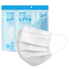 가드데이 황사방역 숨쉬기편한 보건용 덴탈 마스크 대형 KF94, 50개입, 2개, 화이트 undefined/undefined 반품 최저가 6,450원