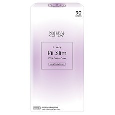 내츄럴코튼 라이블리 핏슬림 팬티라이너, 롱, 90개입, 1개 생활용품/생리대/성인용기저귀 반품 최저가 6,480원