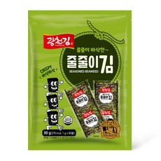 광천김 바삭한 줄줄이김 80p, 80g, 1개 식품/식품 선물세트 반품 최저가 6,030원